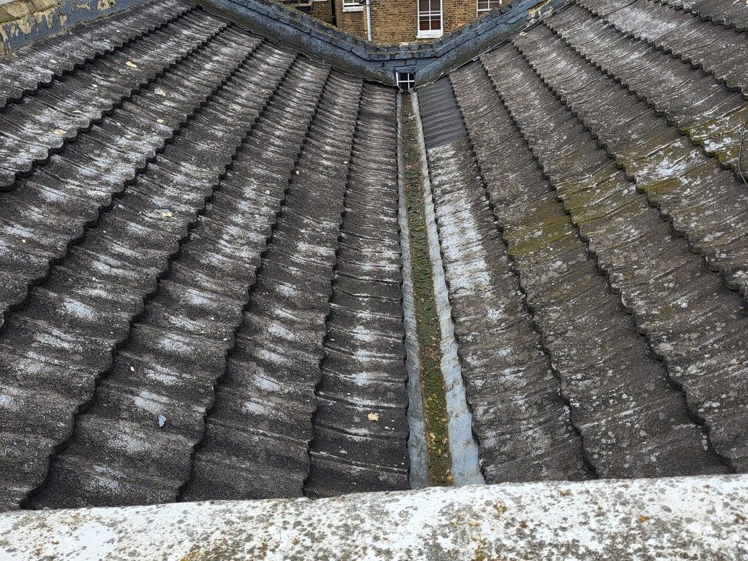 Roof before repair