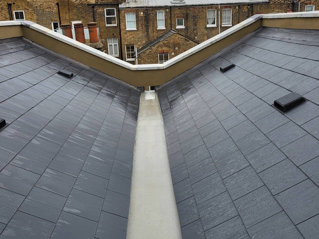 Roof after repair